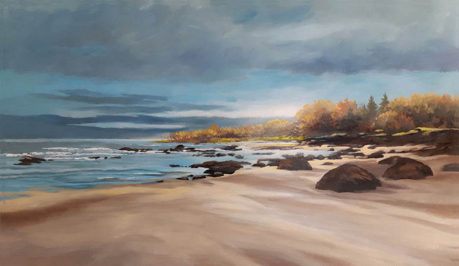 Beach and Lake in Manitoba, Victoria Beach